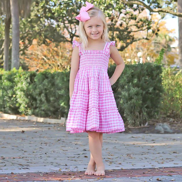 Pink Gingham Willow Dress | Classic Whimsy