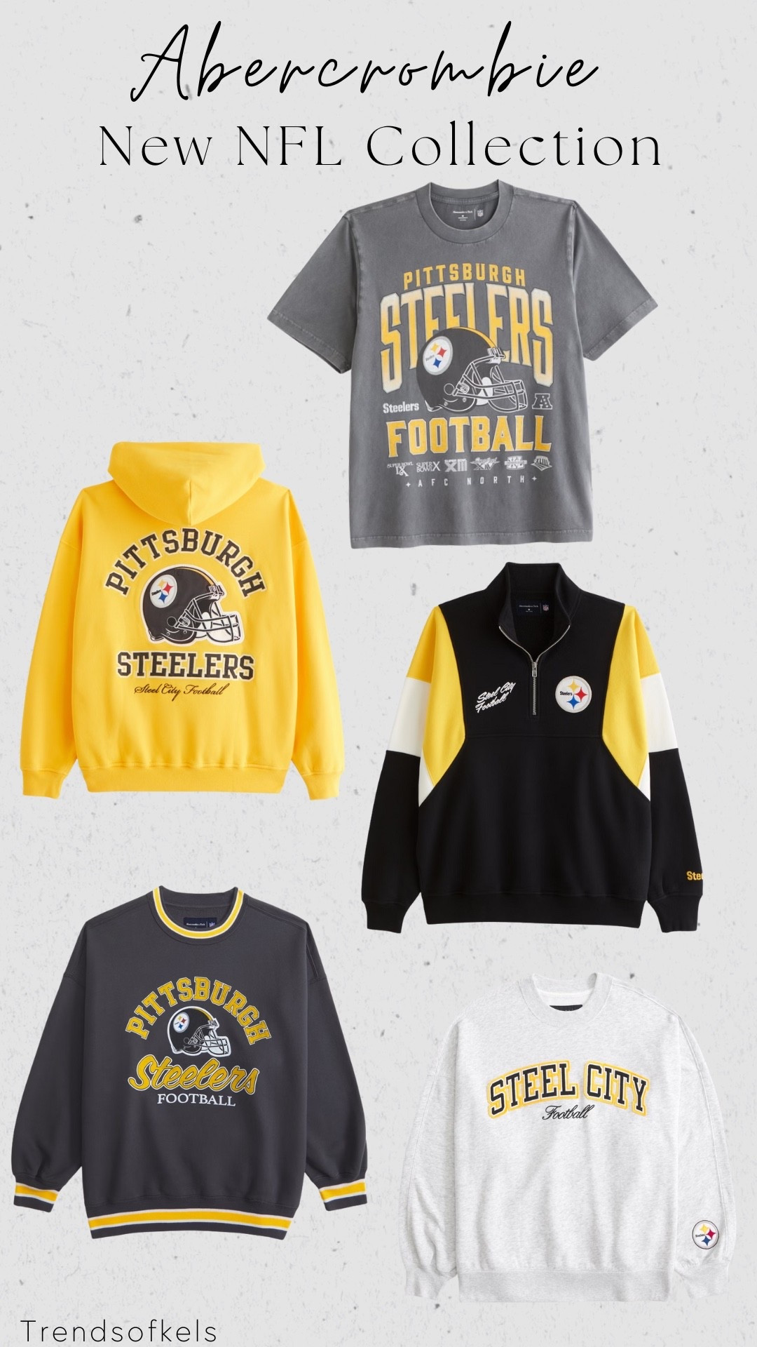 Abercrombie nfl Steelers collection new arrivals for the 2025/2026 nfl season football outfits game day outfits 
Steelers game outfits 

#LTKStyleTip #LTKFindsUnder100 #LTKSeasonal