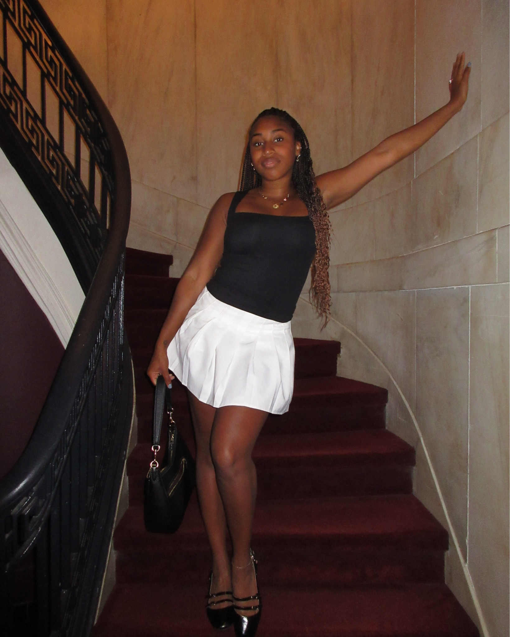 Time to grab drinks and yap! Top and skirt from Amazon! Mary Jane heels from Sezane and bag from coach 

#LTKFallSale