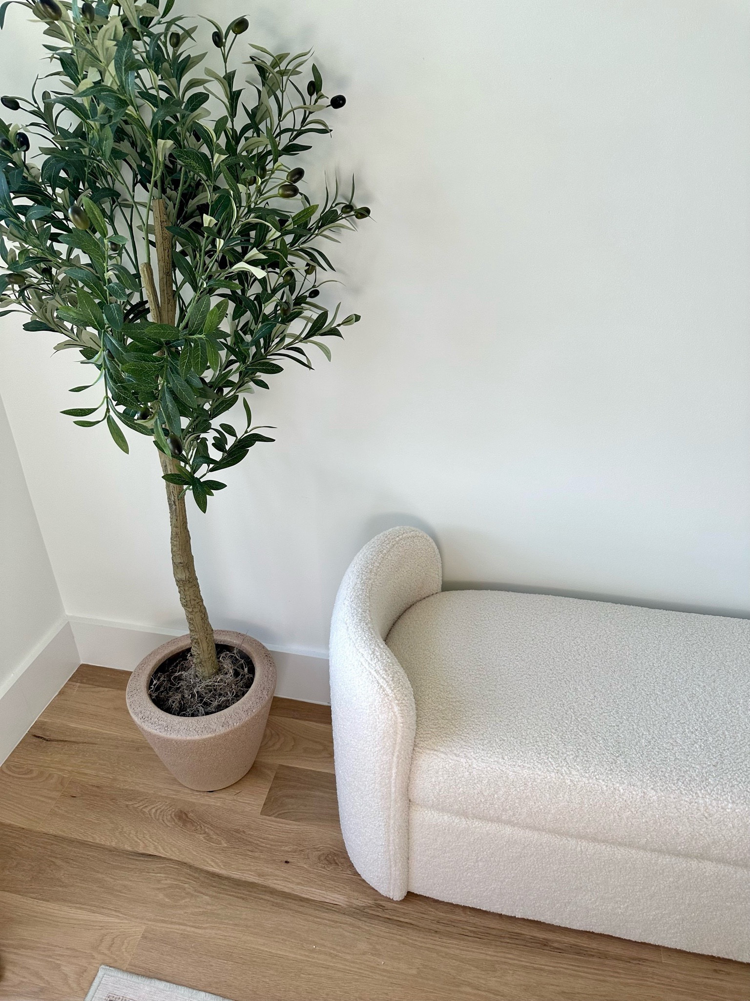 this boucle aesthetic bench from Target threshold x studio McGee is everything! 

#LTKfindsunder100 #LTKSeasonal #LTKhome