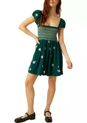 Free People Women's Tory Embroidered Mini Dress, X-Large | Belk