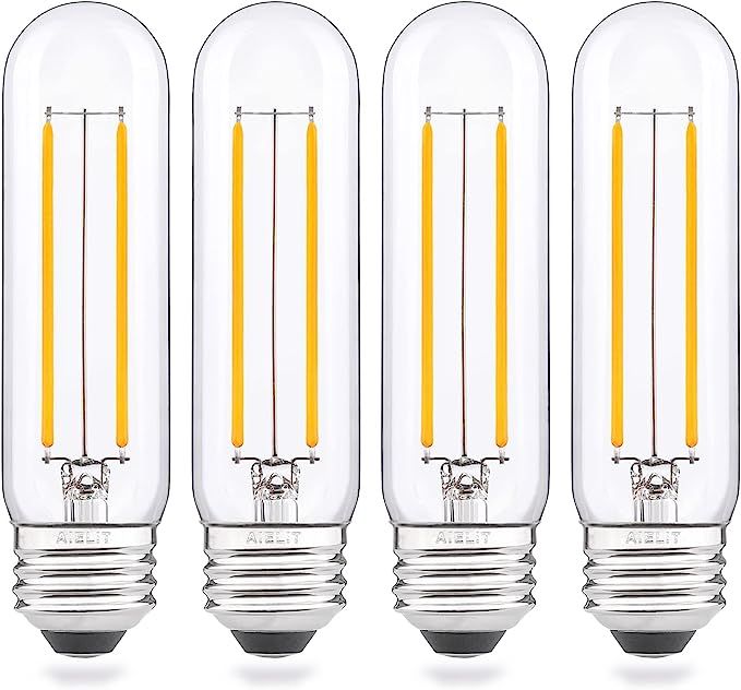 AIELIT Vintage T10/T30 LED Bulb 25 Watt Equivalent, Warm White 2700K, 200 Lumens, E26 Base, 2W Di... | Amazon (US)