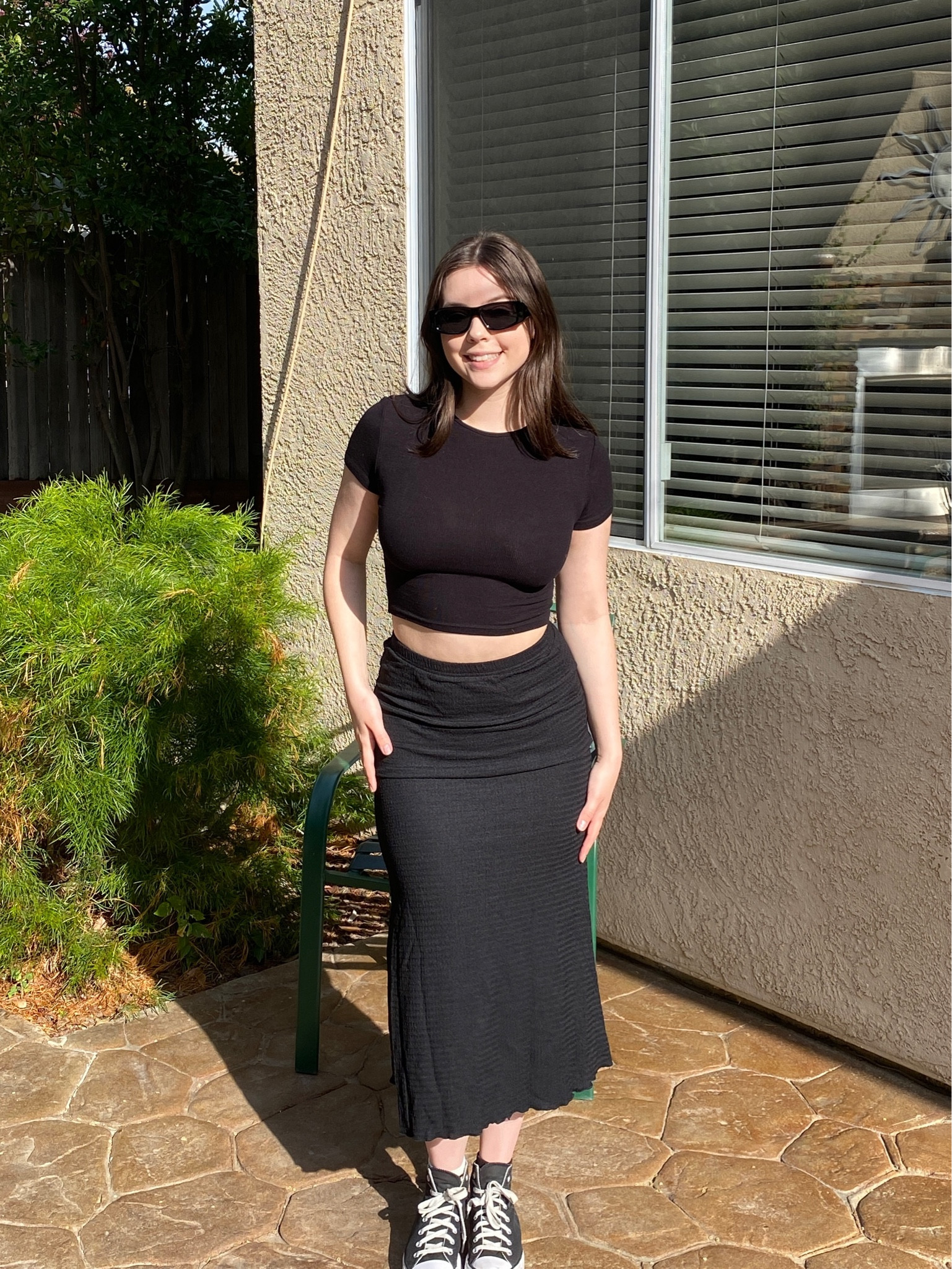 Cute all black outfit!

Sizing:
- skirt is true to size, wearing a small
- top is true to size, wearing a small
- shoes size down 1/2

Date night outfits / casual date night outfits / girls night outfits / girls night out outfits / Fall outfits / fall fashion 2023 / fall outfits 2023 / fall outfits women / fall outfit inspo / fall outfit ideas / womens fall outfits / fall outfit inspirations / cute fall outfits / casual fall outfits / fall fashion 2023 / fall fashion trends / womens fall fashion / edgy fall fashion / Neutral fashion / neutral outfit / Clean girl aesthetic / clean girl outfit / Pinterest aesthetic / Pinterest outfit / that girl outfit / that girl aesthetic / amazon fashion / amazon fashion finds / amazon women’s fashion / amazon tops / amazon skirts 

#LTKSeasonal #LTKfindsunder50 #LTKfindsunder100