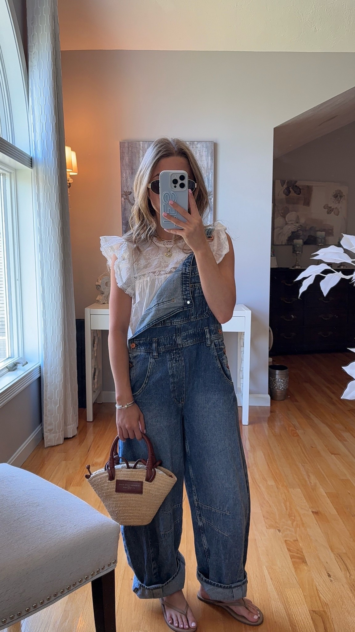wearing an xs in top and xs short in overalls! 

#LTKU #LTKootd #LTKSeasonal