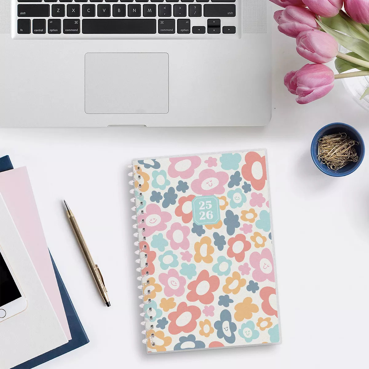 Blue Sky Weekly/Monthly Student Spiral Planner 5"x8" Printed Lei Multi Floral | Target