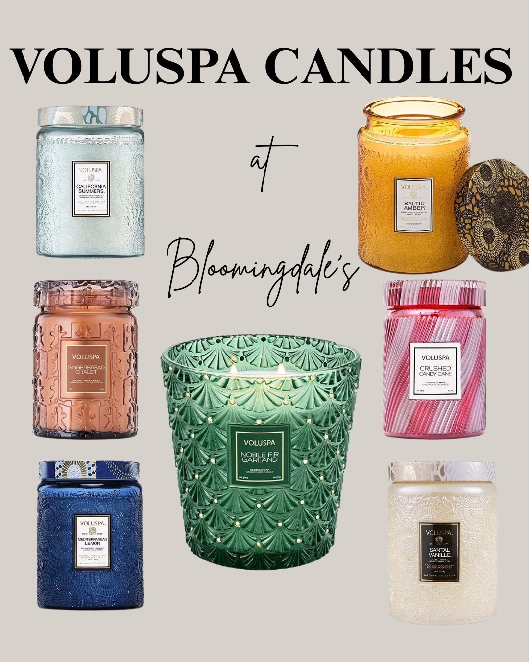Voluspa Candles at Bloomingdale’s
Holiday scents on sale!



#LTKSeasonal #LTKHome #LTKSaleAlert