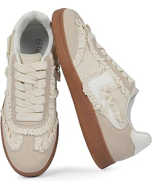 Tigeridea Sneakers for Women Business Casual Tennis Shoes Comfortable Lace up Slip on Women's Fas... | Amazon (US)