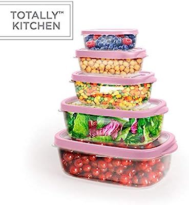 Totally Kitchen Rectangle Food Containers | Microwave Safe & BPA Free | Thick, Durable & Leak Res... | Amazon (US)