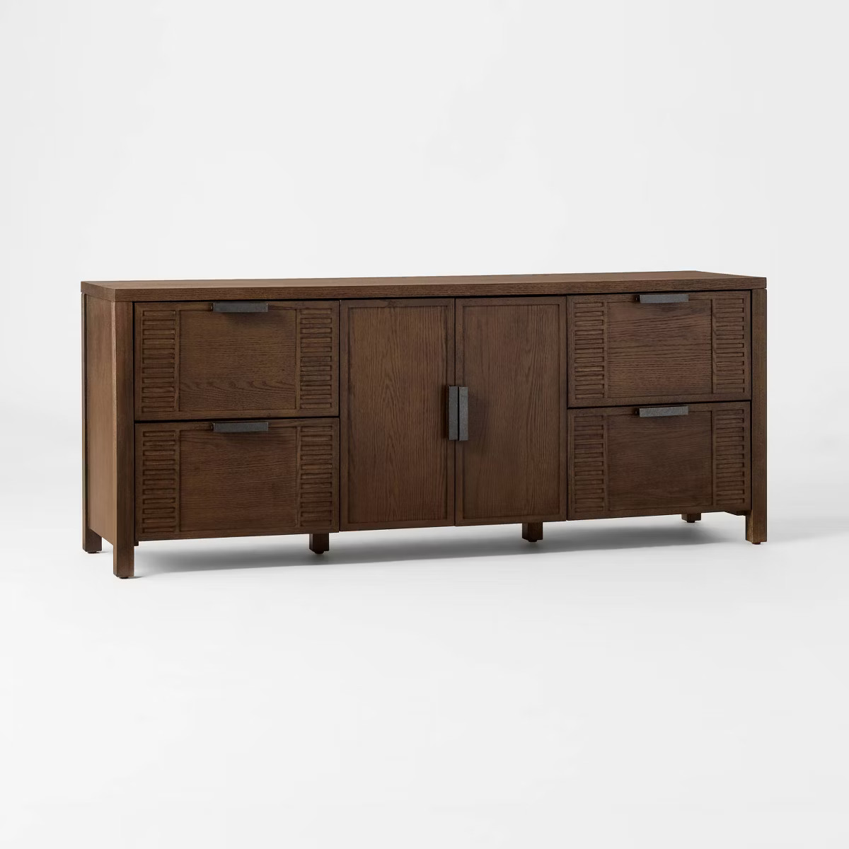 Dosinia 4 Drawer Media Stand Brown - Threshold™ designed with Studio McGee | Target