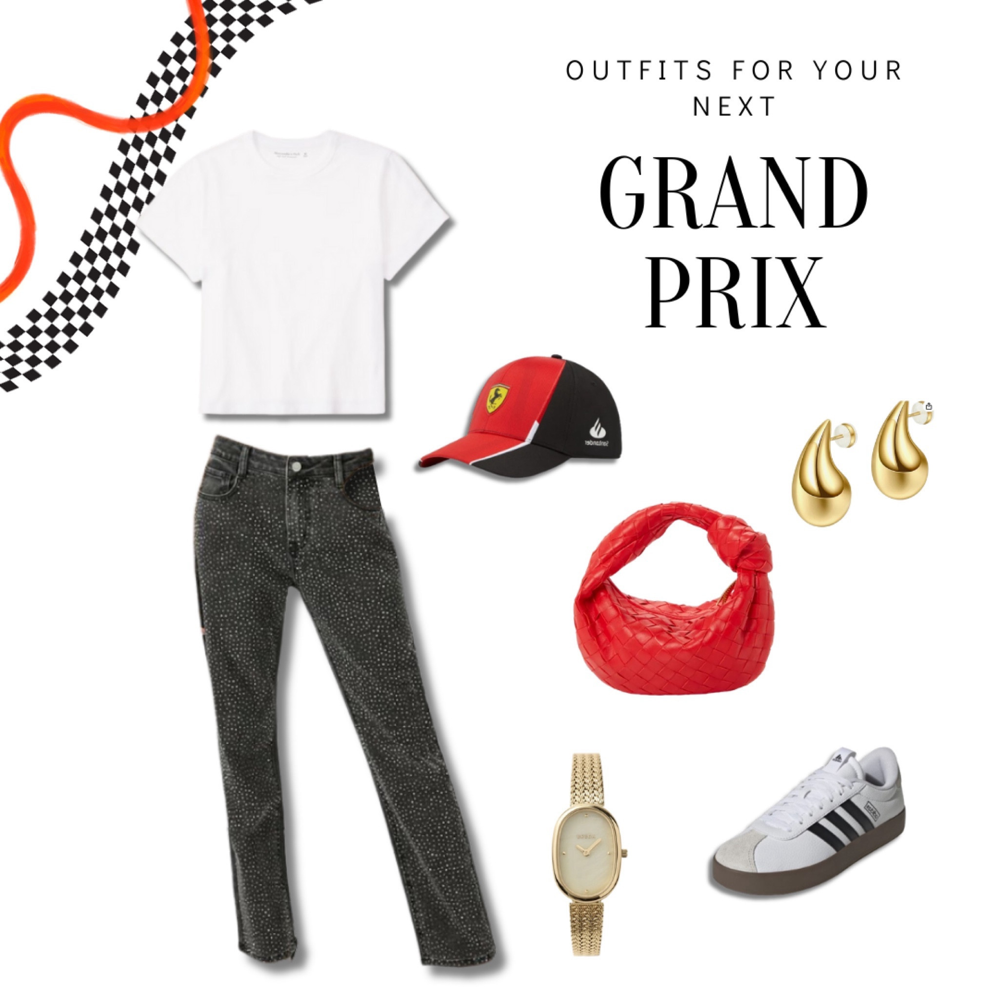 Formula one Grand Prix outfit inspo! Ferrari fans take a look! 

#LTKeurope #LTKparties