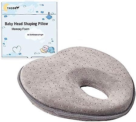 Baby Pillow for Infant,Newborn Head Shaping Pillow Preventing Flat Head Syndrome Premium Memory F... | Amazon (US)