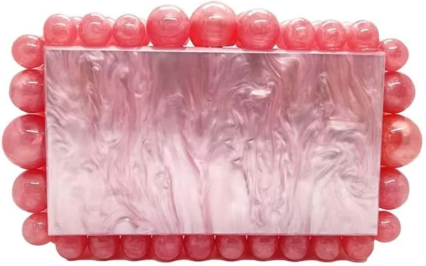 CUXVA Acrylic Evening Clutch Bag for Women Glitter Marble Purse Handbag for Wedding Party Prom | Amazon (US)