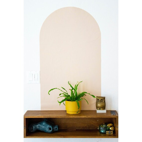 REMOVABLE Fabric Painted Arch Wall Decal 21 Wide  Peel - Etsy | Etsy (US)