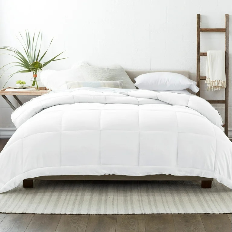 White All Season Alternative Down Comforter, King/Cal King, by Noble Linens | Walmart (US)