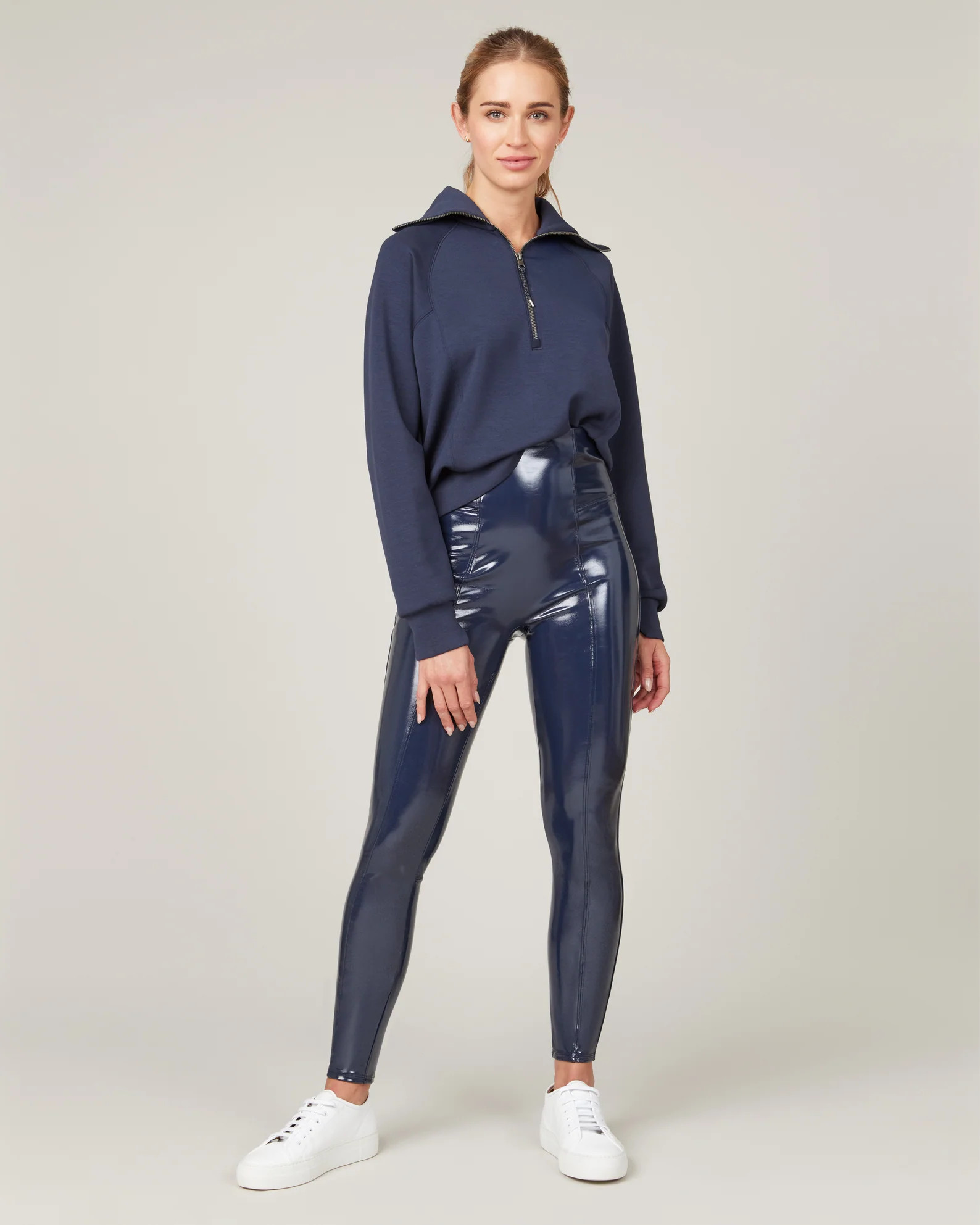 Faux Patent Leather Leggings | Spanx