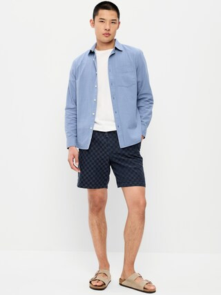 Textured-Knit Jogger Shorts -- 7-inch inseam | Old Navy (US)