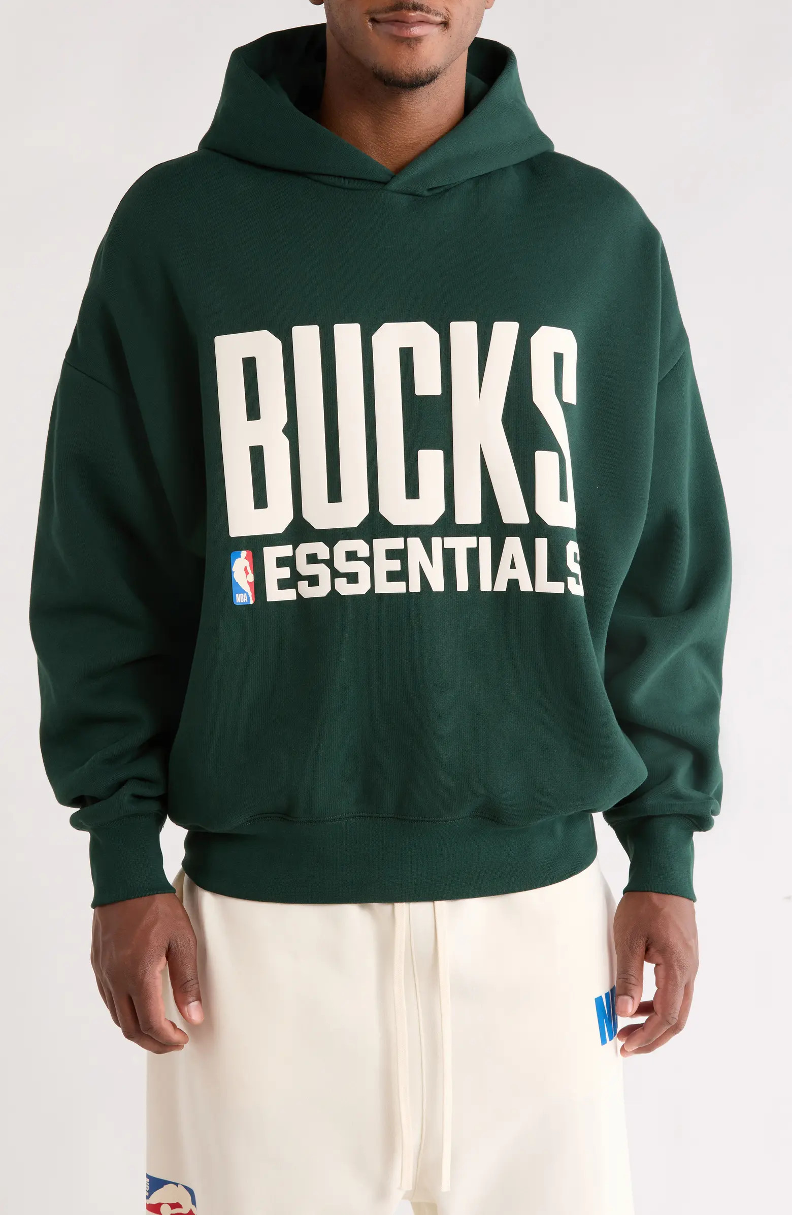 Fear of God Essentials x NBA Bucks Sports Fit Hoodie | Nordstrom | Nordstrom
