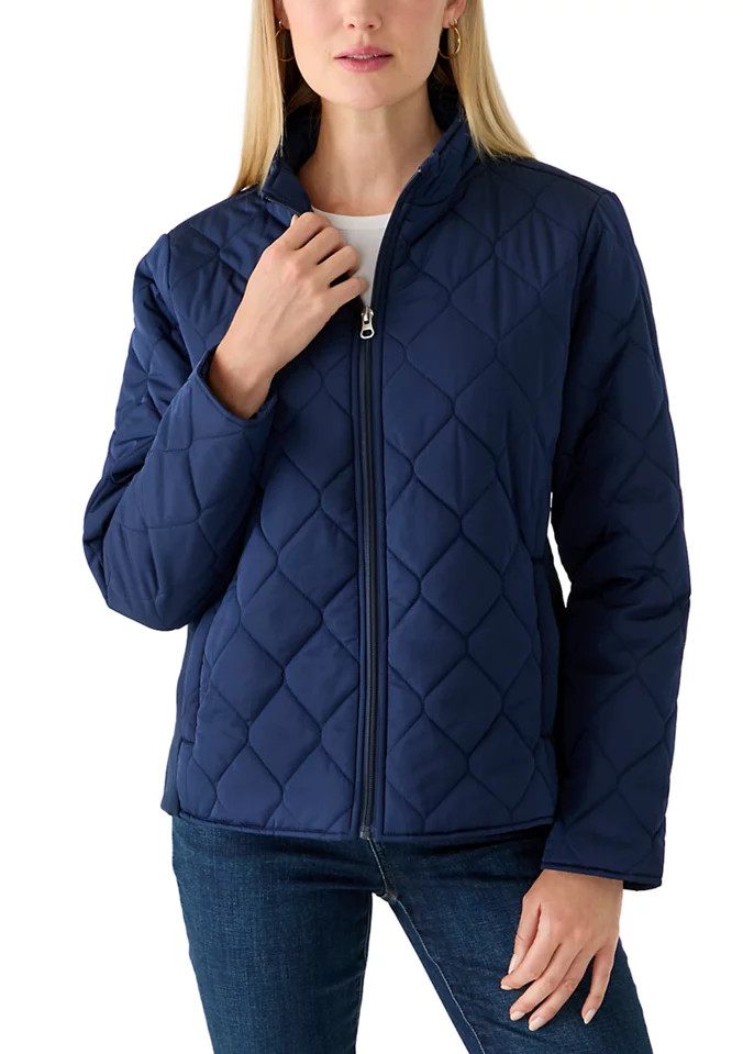 Petite Side Rib Puff Jacket | Belk