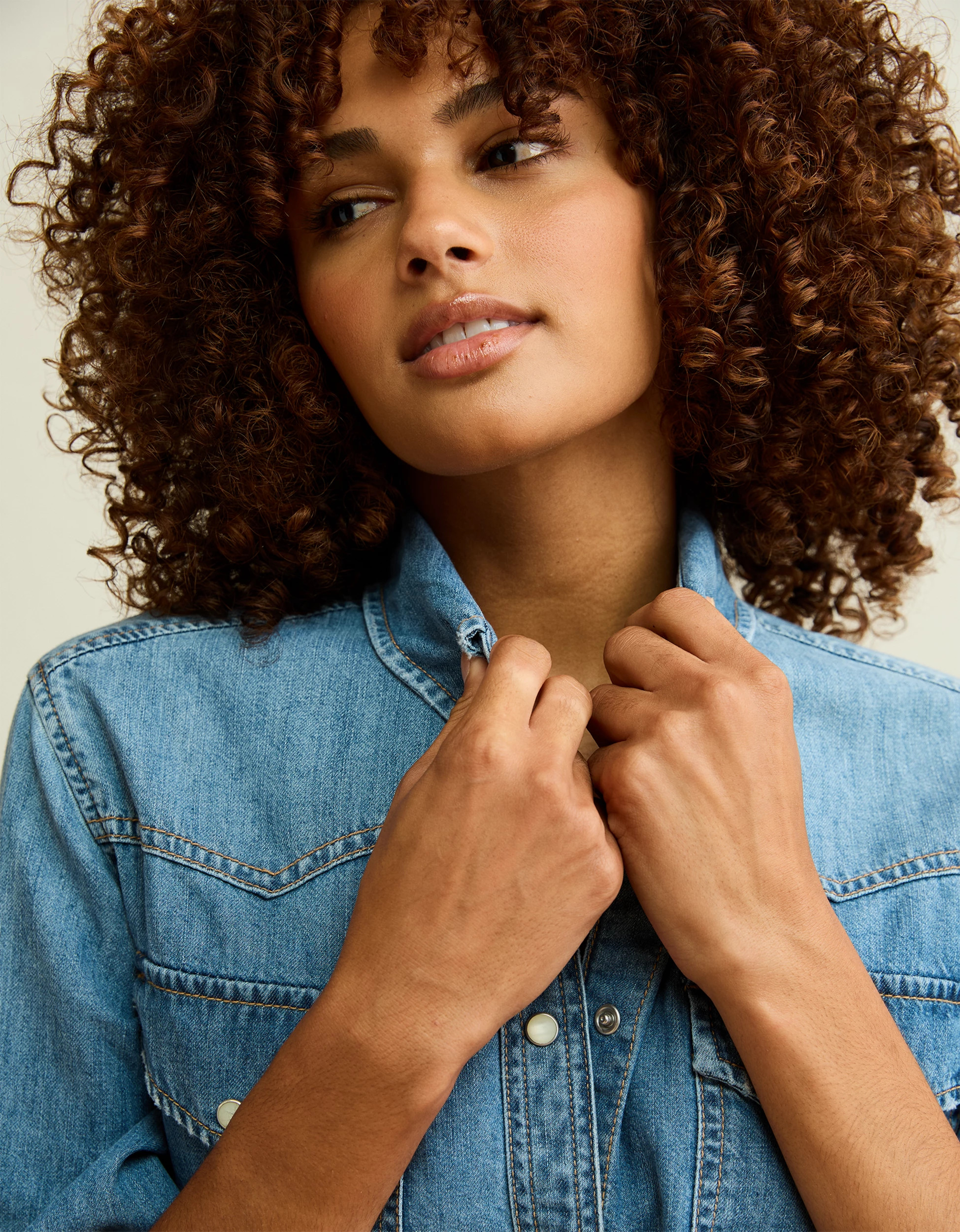 AE Throwback Denim Button-Up Shirt | American Eagle Outfitters (US & CA)