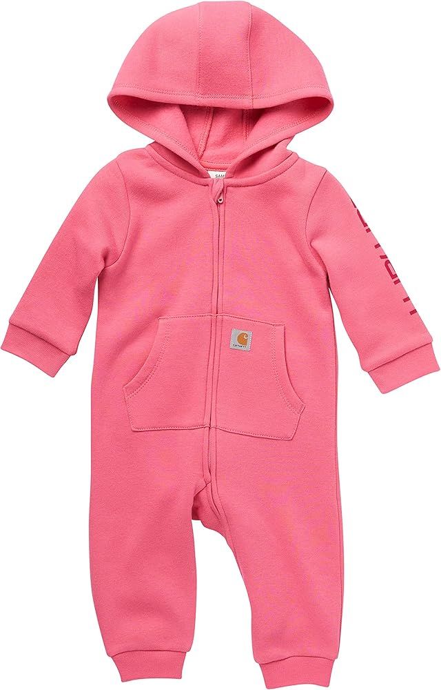 Carhartt baby-girls Knit Long Sleeve Hoodneck Coverall | Amazon (US)