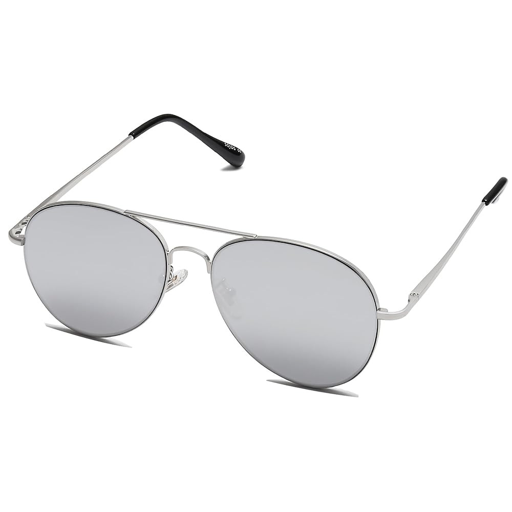 SOJOS Classic Aviator Sunglasses for Women Men Metal Spring Hinges SJ1030 | Amazon (US)
