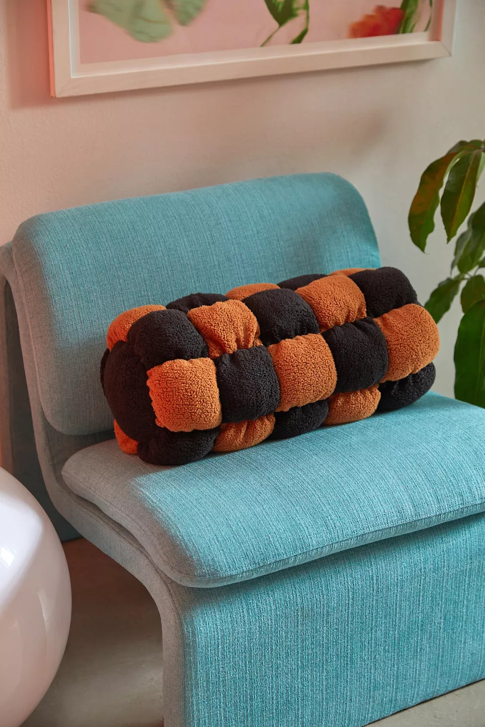 Marshmallow Cloud Fleece Bolster Pillow | Urban Outfitters (US and RoW)