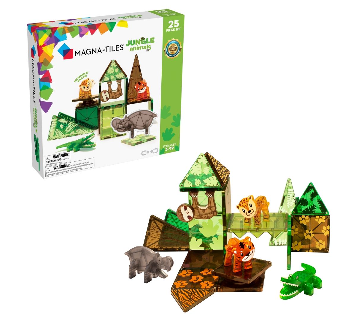 Jungle Animals 25-Piece Set, Encourage Meaningful Play, Ages 3+ | Macys (US)