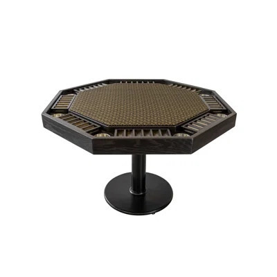 American Furniture Classics 48'' 8 - Player Brown Poker Table | Wayfair North America
