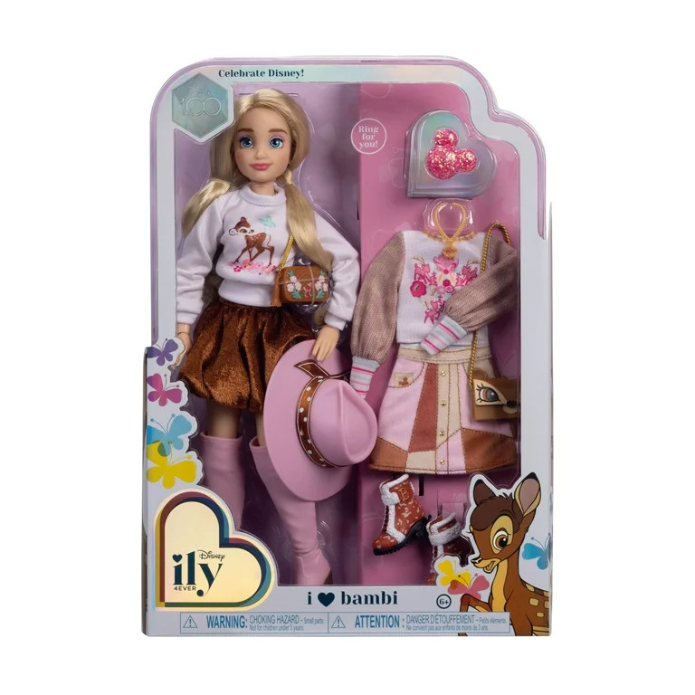 Disney Ily 4EVER I Love Bambi 12 inch Fashion Forward Doll with 2 Gorgeous Fashion Outfits - Walm... | Walmart (US)