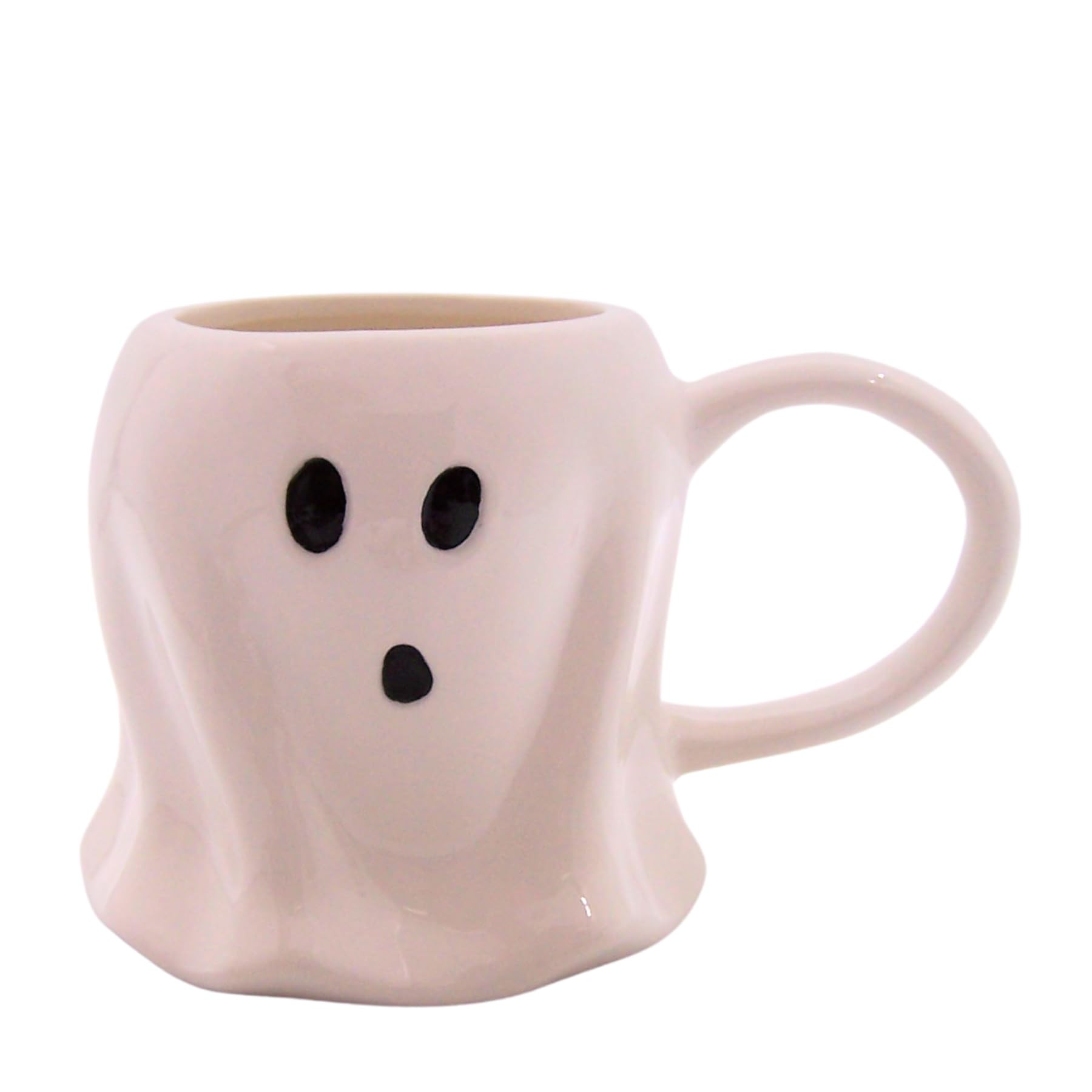 Wowser Ceramic Ghost Mug, Festive Halloween Drinkware, Spooky Kitchen & Bar Mug, 4 Inches, 16 Oun... | Amazon (US)