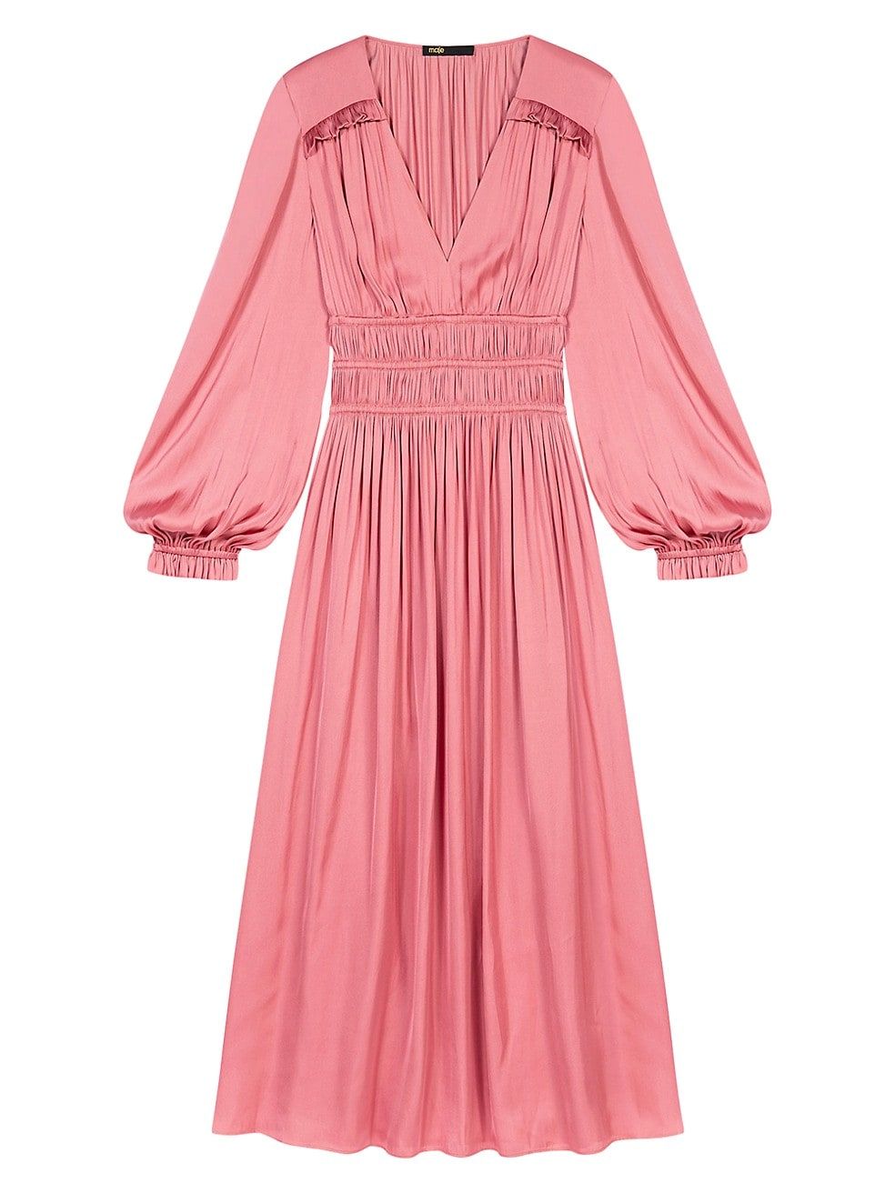 Riannette Satin Midi-Dress | Saks Fifth Avenue