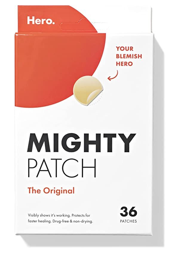 Amazon.com: Mighty Patch Original from Hero Cosmetics - Hydrocolloid Acne Pimple Patch for Coveri... | Amazon (US)