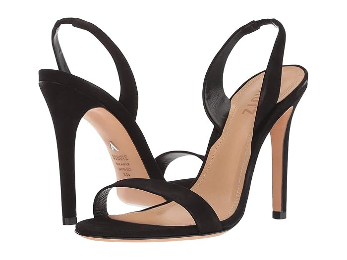 Schutz Luriane (Black Nobuck) Women's Shoes | Zappos