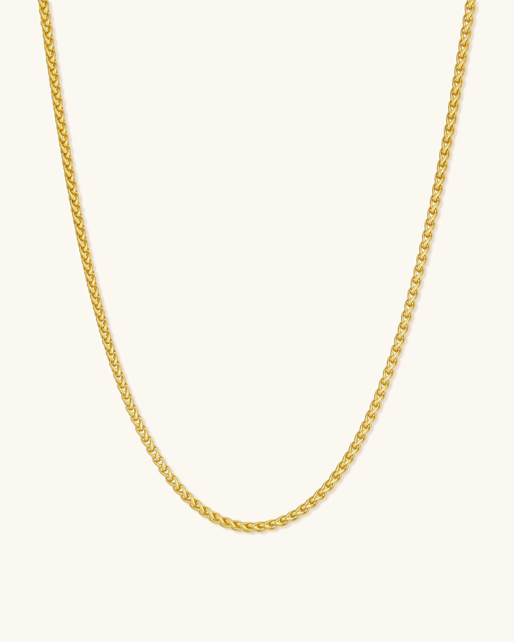 Wheat Chain Necklace | PEACHMIND