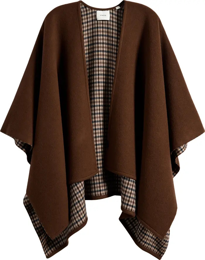 Double Face Wool & Cashmere Cape | Nordstrom