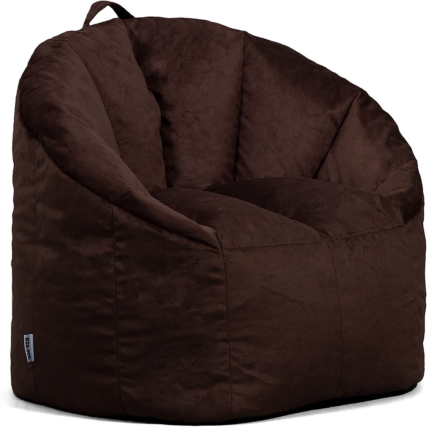 Big Joe Milano Bean Bag Chair, Dark Cocoa Plush, 2.5ft | Amazon (US)