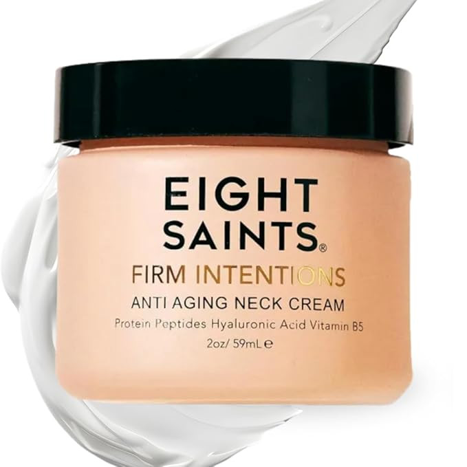 Eight Saints Firm Intentions Anti Aging Neck Cream, Natural & Organic, For Firming Skin and Reduc... | Amazon (US)