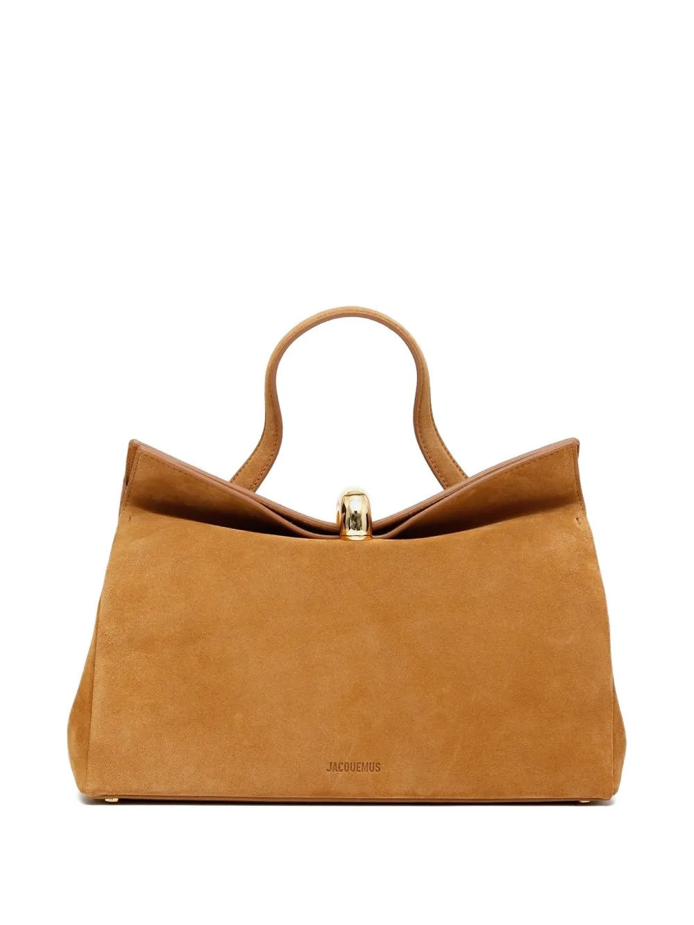 Jacquemus The Valérie leather tote bag - Brown | Farfetch Global