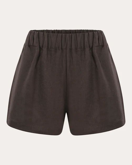 Capri Linen Shorts | Olivela