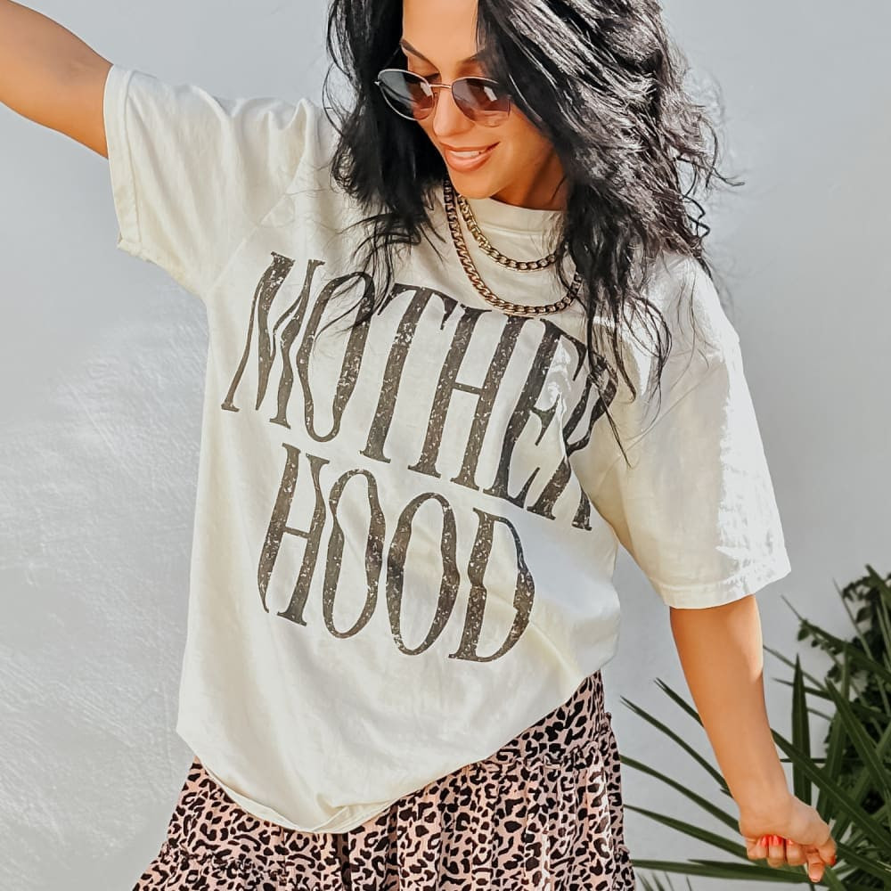 Bold Motherhood - Ivory Tee | Mountain Moverz