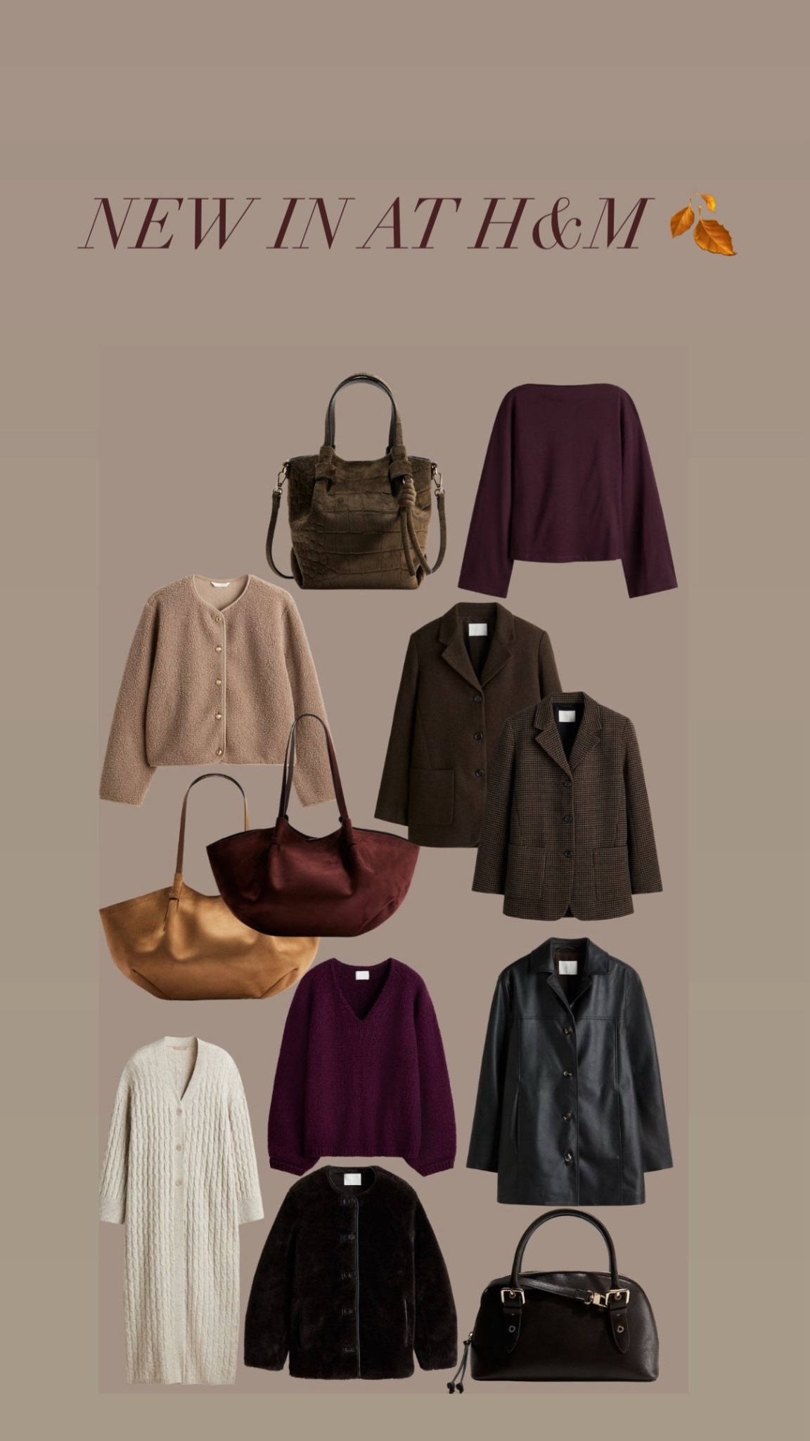 NEW IN AT H&M 🍂🐻🍂

#LTKwinter #LTKautumn #LTKstyletip