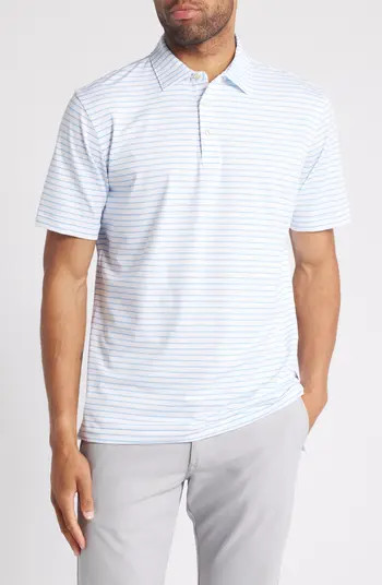 Peter Millar Russell Stripe Jersey Polo | Nordstrom | Nordstrom