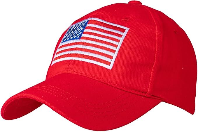 American Flag Hats for Men and Women Low Profile USA Flag Baseball Cap Adjustable Outdoors Dad Ha... | Amazon (US)