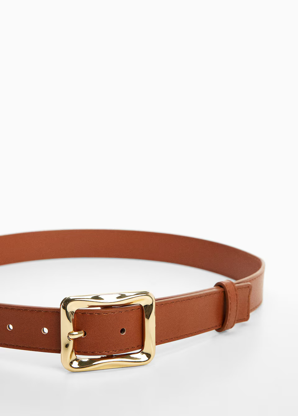 Belt with irregular buckle  -  Women | Mango United Kingdom | MANGO (UK)