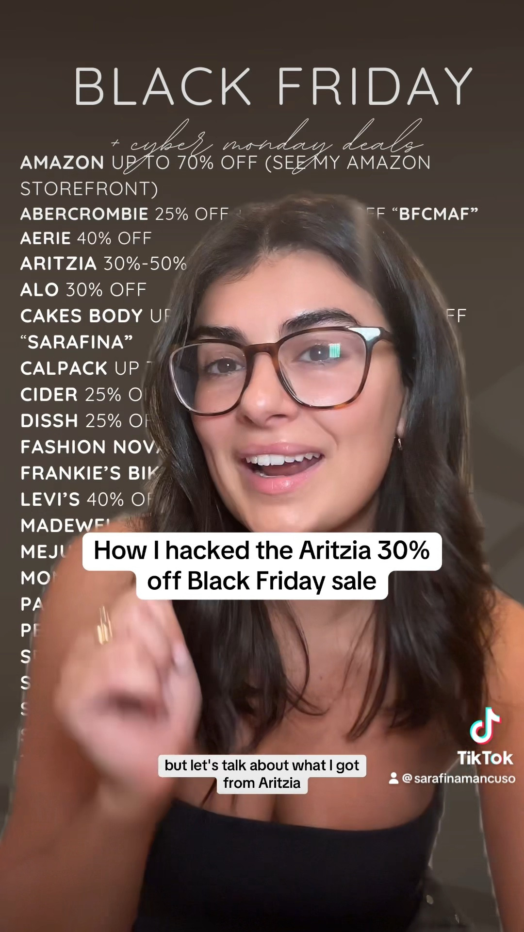 Black Friday Sale Alert! Aritzia is 50% off right now.🤯 I got 5 tops for $170 which I feel like I usually spend on 1 item there!! 

#LTKCyberWeek #LTKWatchNow #LTKSaleAlert