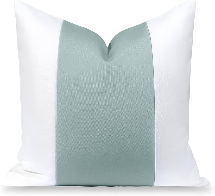 Hofdeco Premium Coastal Grandmillennial Patio Indoor Outdoor Throw Pillow Cover Only, 20"x20" Wat... | Amazon (US)