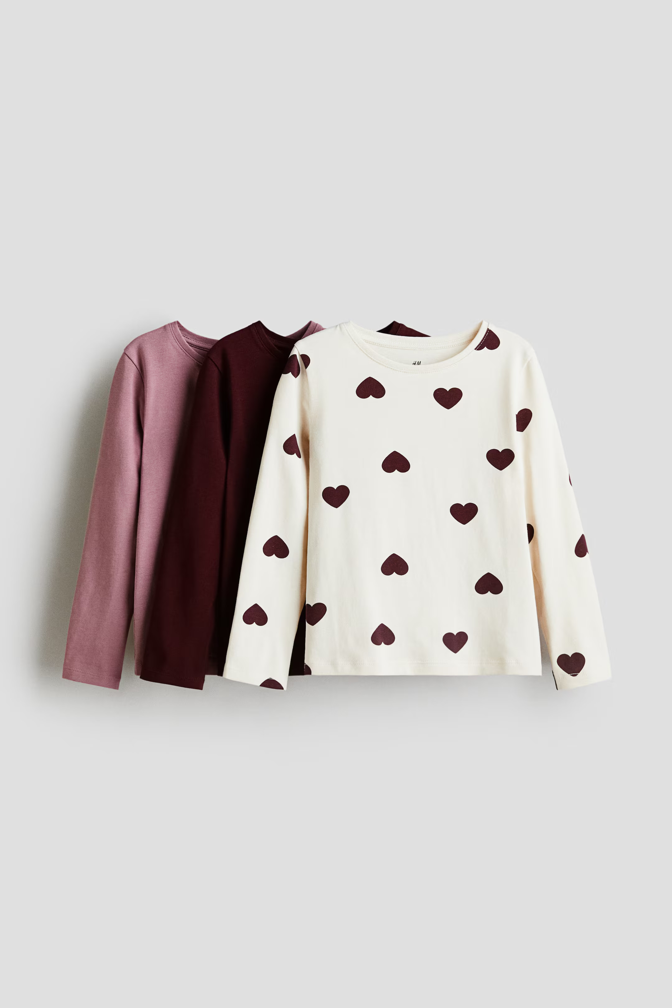 3-pack Long-sleeved Tops | H&M (US + CA)