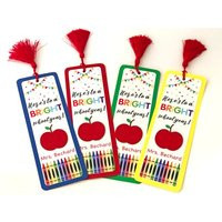 Back To School Bookmarks, First Day Of Gifts, Supplies, Personalized Teacher Appreciation, Classroom Favors -12 | Etsy (US)