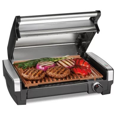 Hamilton Beach Electric Indoor Searing Grill with Removable Nonstick Ceramic Plate, 25363 - Walma... | Walmart (US)