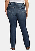 Plus Size Silver Jeans Co.® Suki Slim Boot Curvy Mid Rise Jean | Maurices